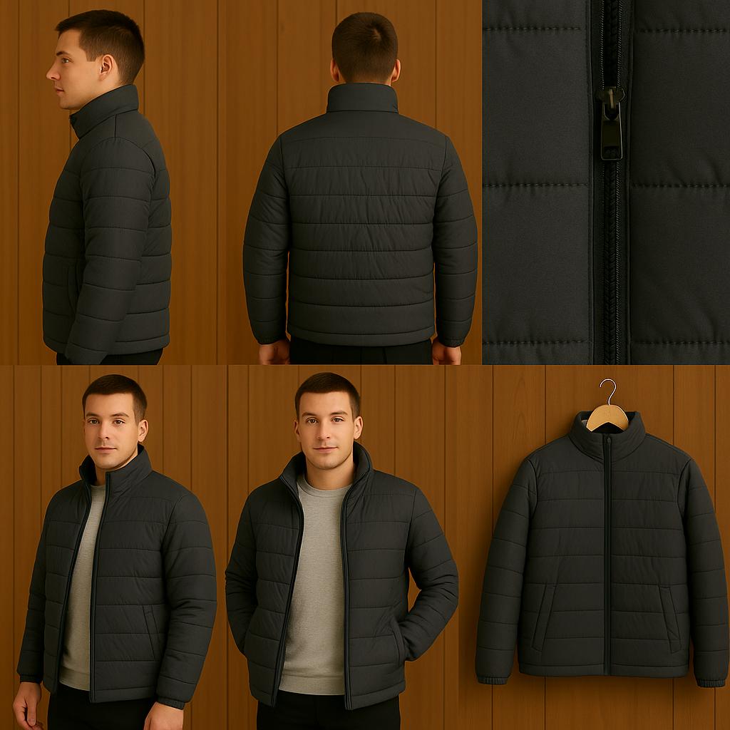 Men's Lightweight Quilted Puffer Jacket
