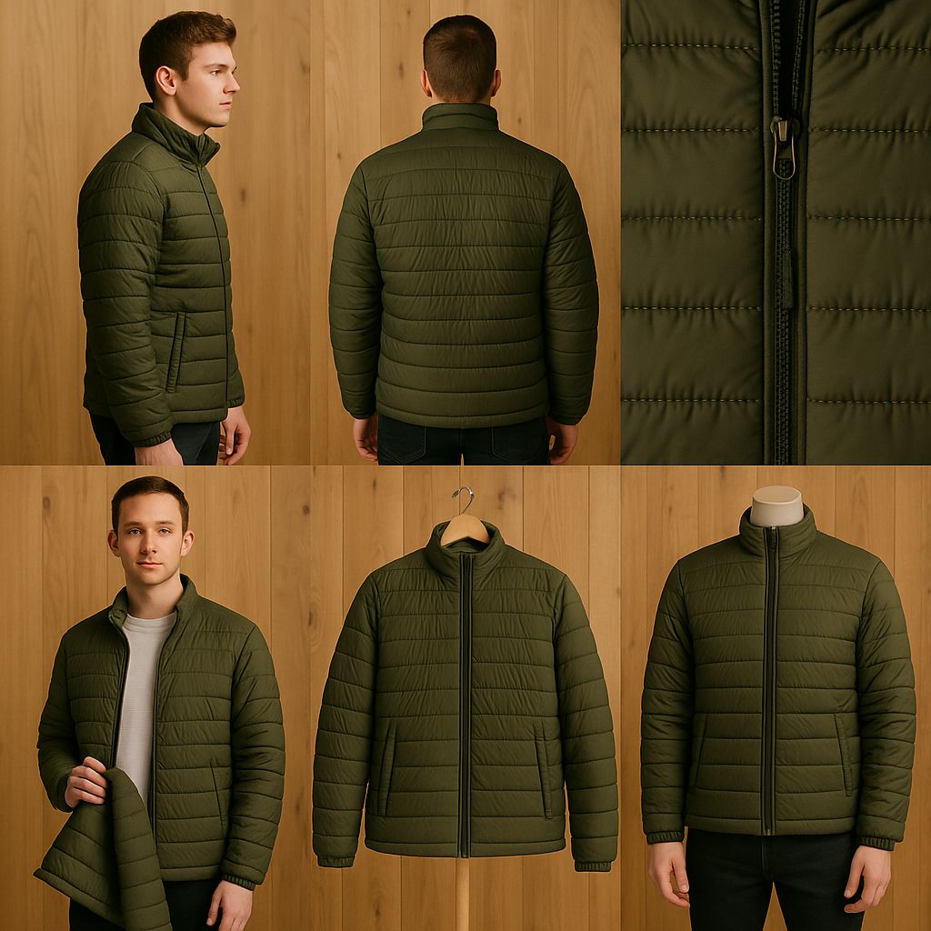 Men's Lightweight Quilted Puffer Jacket
