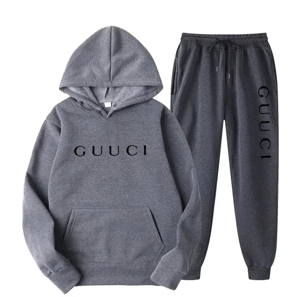 Woman Tracksuit Two Piece Set Winter Warm Hoodies Pants Pullovers Sweatshirts Female Jogging Woman Clothing Sports Suit Outfits