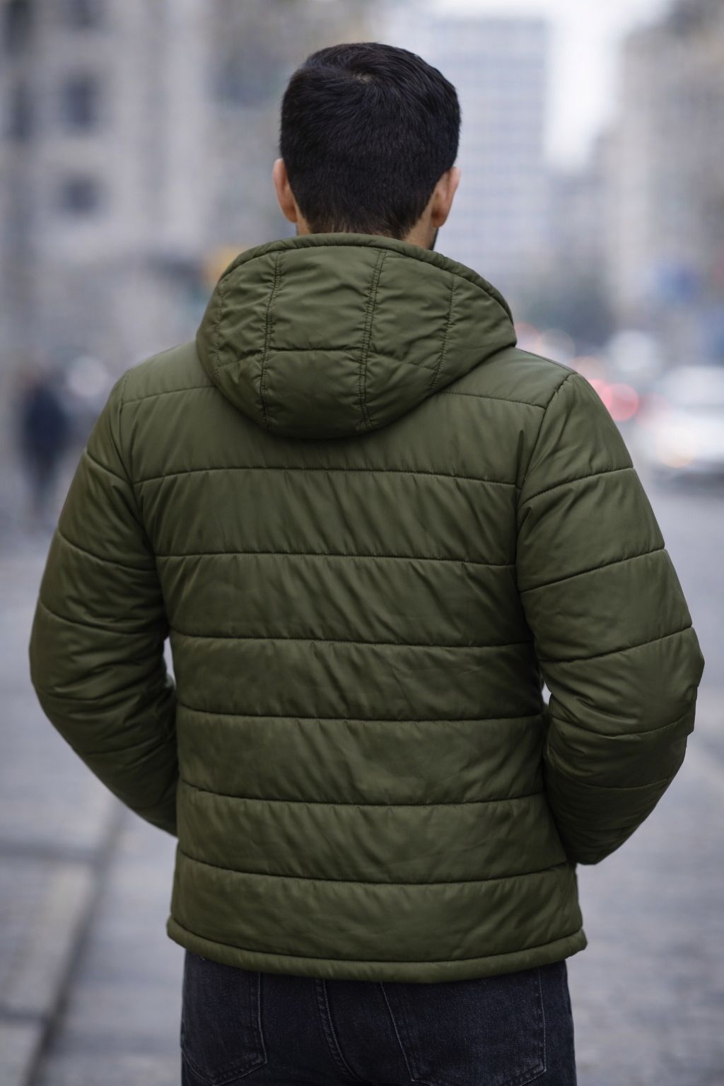 Men's Lightweight Quilted hoodies Puffer Jacket