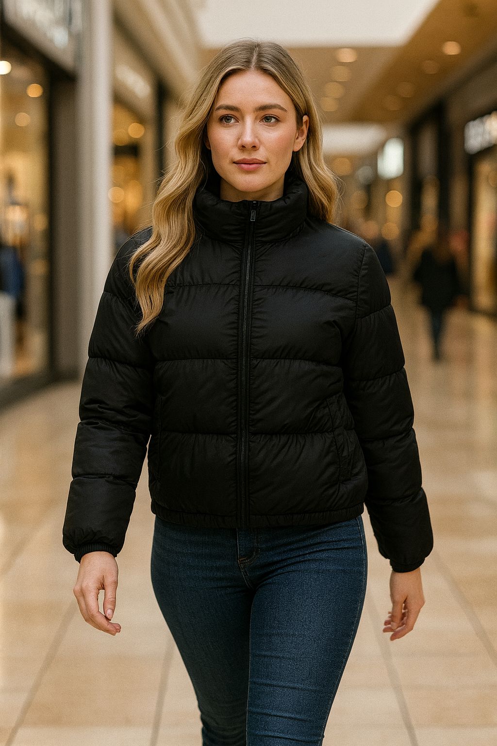 Women’s Lightweight Puffer Jacket – Warm, Stylish & Everyday Ready